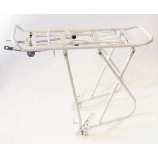 BAGAŻNIK KW-622-02 24-28" BIAŁY ALUMINIOWY REGUL. -zdjęcie numer 1
