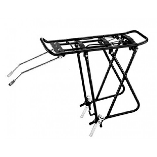 BAGAŻNIK KW-622-02 24-28" CZARNY ALUMINIOWY REGUL. -zdjęcie numer 1