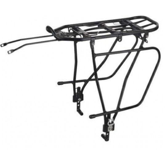 BAGAŻNIK KW-680-09 POD TARCZĘ CZARNY 24"-28" -zdjęcie numer 1