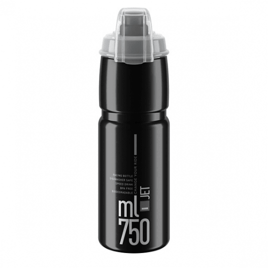 BIDON ELITE JET PLUS 750ml BLACK GREY -zdjęcie numer 1