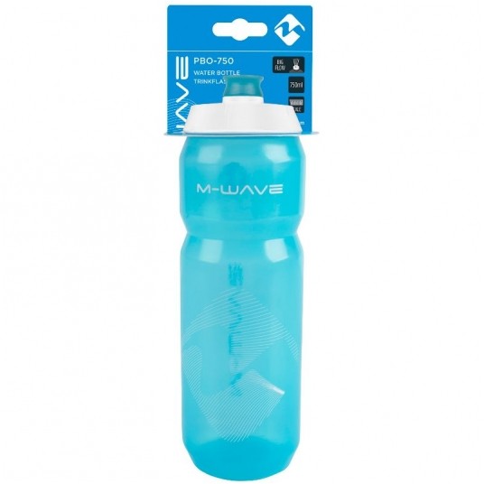 BIDON M-WAVE 750ml BLUE TRANSPARENT -zdjęcie numer 2
