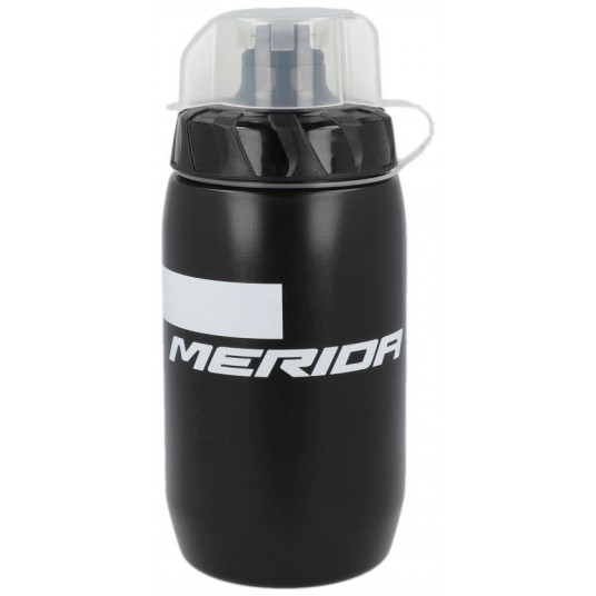 BIDON MERIDA 500ml POKRYWKA CZARNO-BIAŁY BT-MD148 -zdjęcie numer 1