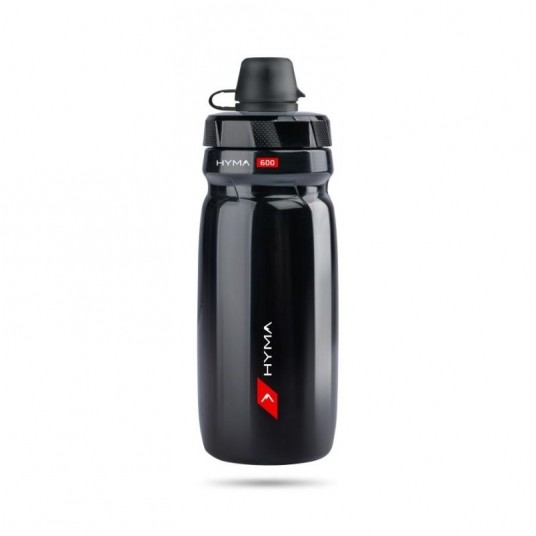 BIDON RACEONE 600ml HYMA CZARNY + NAKRYWKA -zdjęcie numer 1