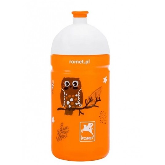 BIDON ROMET 0,5L DZIEC. POMARARAŃCZOWY -zdjęcie numer 1
