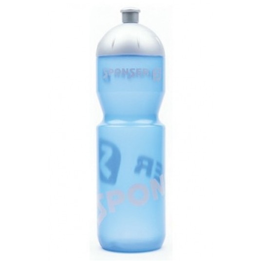 BIDON SPONSER NET BLUE TRANSPARENT/SILVER 750ml -zdjęcie numer 1