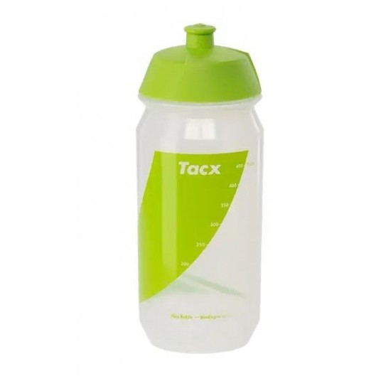 BIDON TACX SHIVA BIO 500ml TRANSPARENT ZIELONY -zdjęcie numer 1
