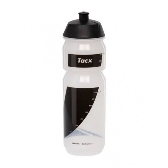 BIDON TACX SHIVA BIO 750ml TRANSPARENT CZARNY -zdjęcie numer 1