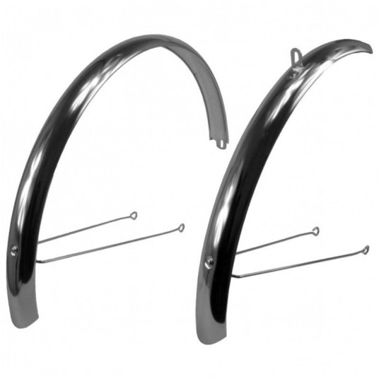 BŁOTNIKI 26" 50x20mm STAL SREBRNE CS006 -zdjęcie numer 1