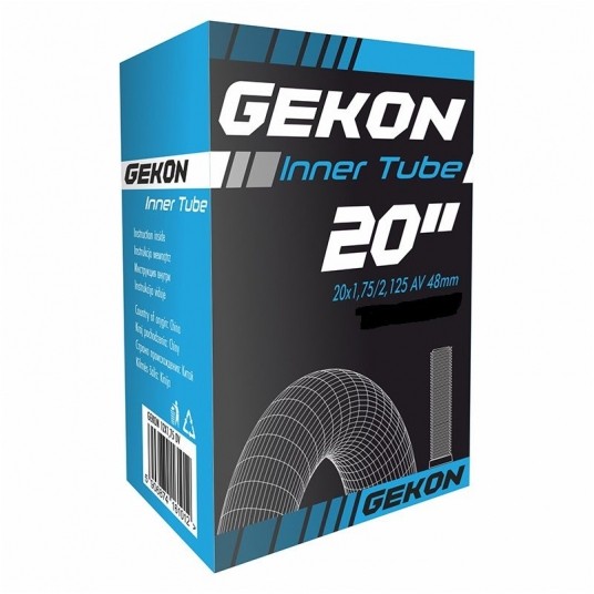 DĘTKA GEKON 20x1,75/2,20 AV48mm BOX -zdjęcie numer 1