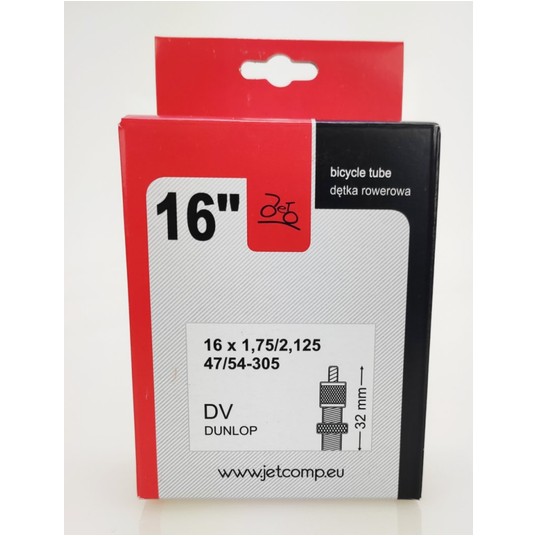 DĘTKA JET 16x1,75/2,125 DV-32mm -zdjęcie numer 1