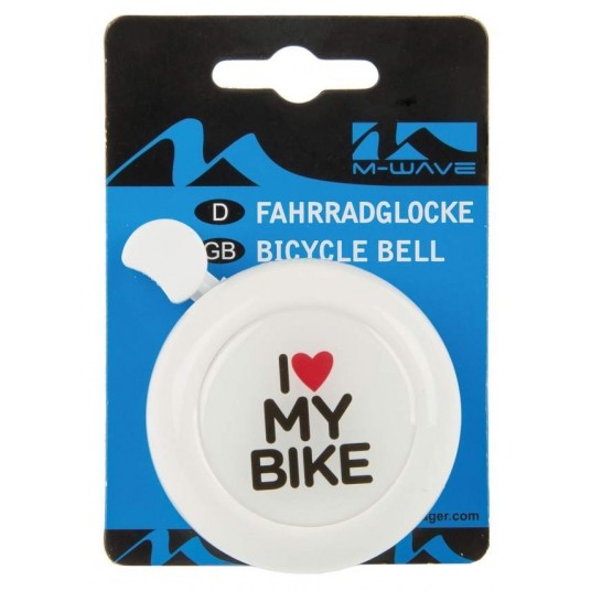 DZWONEK M-WAVE "I LOVE MY BIKE" -zdjęcie numer 2