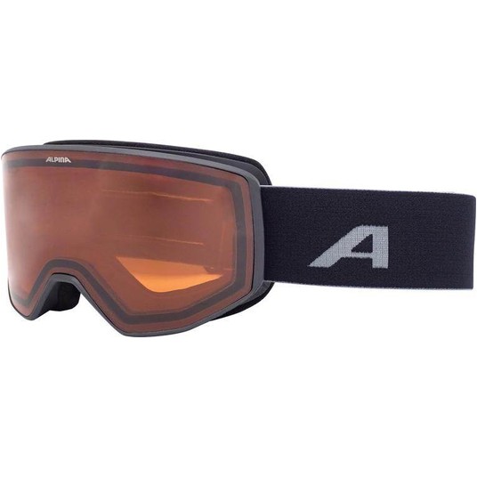 GOGLE ALPINA VENET BLACK MATT szkło ORANGE S2 -zdjęcie numer 1
