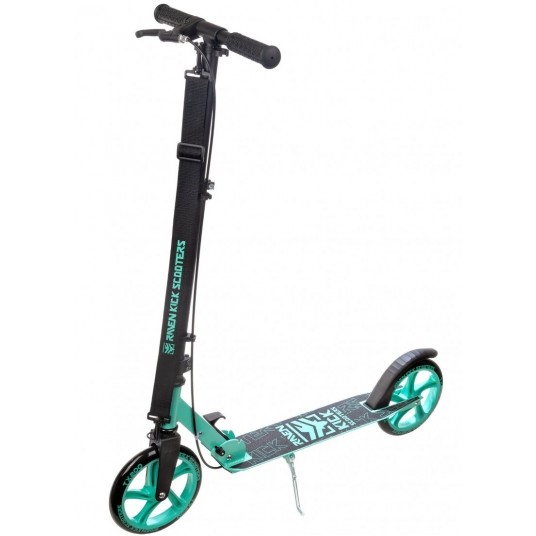 HULAJNOGA RV STRAIGHT BLACK/MINT 200mm Z HAMULCEM -zdjęcie numer 1