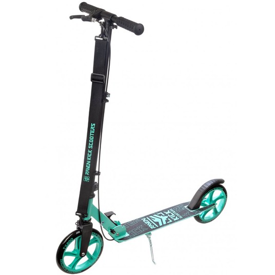 HULAJNOGA RV STRAIGHT BLACK/MINT 200mm Z HAMULCEM -zdjęcie numer 1