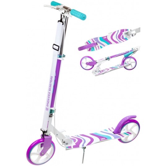 HULAJNOGA RV ZEA WHITE/VIOLET 200mm Z HAMULCEM -zdjęcie numer 1