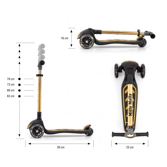 HULAJNOGA SCOOTER BOOGIE GOLDEN -zdjęcie numer 2