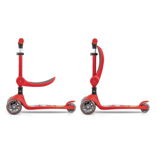 HULAJNOGA SCOOTER FUZZY RED -zdjęcie numer 2