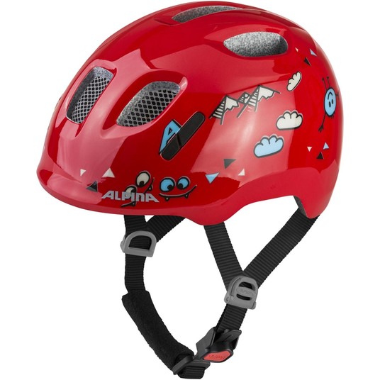 KASK ALPINA XIMO 2 ROZM. 49-54cm RED SMILE GLOSS -zdjęcie numer 1
