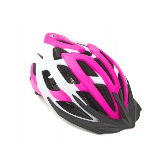 KASK AUTHOR AERO X8 ROZM. 52-58cm RÓŻOWO-BIAŁY -zdjęcie numer 1