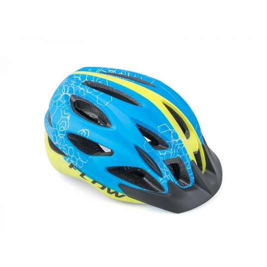 KASK AUTHOR FLOW X9 ROZM. 54-58cm NIEB/ŻÓŁ FLUO -zdjęcie numer 1