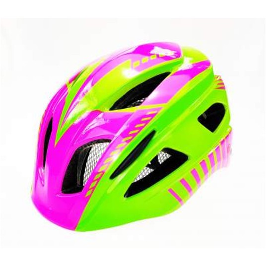 KASK AVO-03 R.46-52cm RÓŻOWO/ZIELONY -zdjęcie numer 1