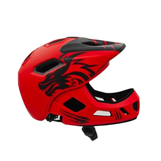 KASK BTM-F1-S SMOK CZERWONY ROZM. S -zdjęcie numer 1