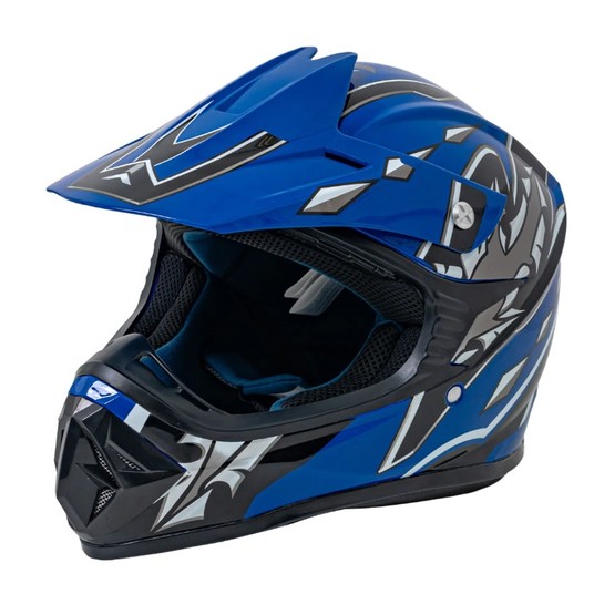 KASK ENDURO NIEBIESKI S -zdjęcie numer 1