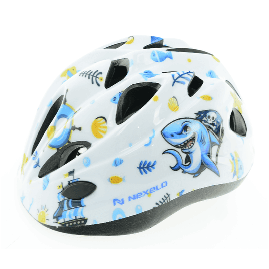 KASK FUNNY ROZM. S 48-52cm FUNNY BIAŁO/NIEB -zdjęcie numer 1