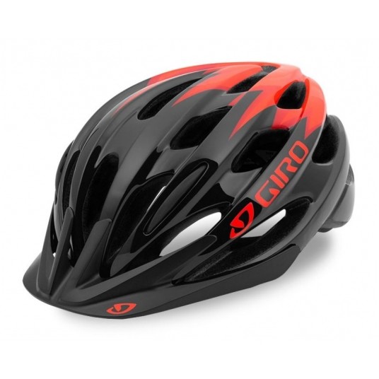 KASK GIRO JR RAZE ROZM. 50-57cm MAT BLACK VERMILIO -zdjęcie numer 1