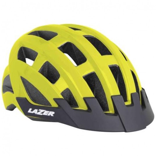 KASK LAZER COMPACT UNI /54-61cm/ YELLOW -zdjęcie numer 1