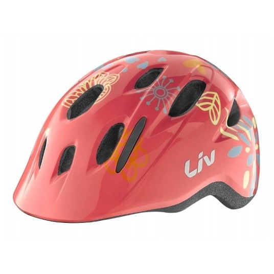 KASK LIV LENA 46-51cm DialFit UNIWERSALNY KORALOWY -zdjęcie numer 1