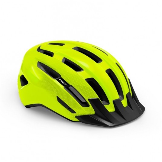 KASK MET DOWNTOWN ROZM. M/L ŻÓŁTY POŁYSK -zdjęcie numer 1