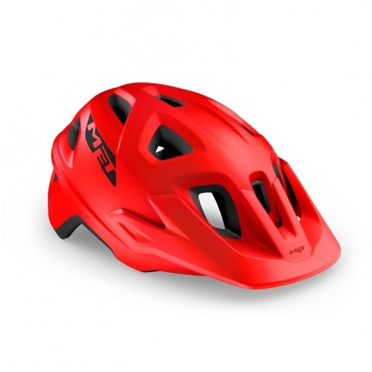 KASK MET ECHO ROZM. M CZERWONY MATOWY -zdjęcie numer 1