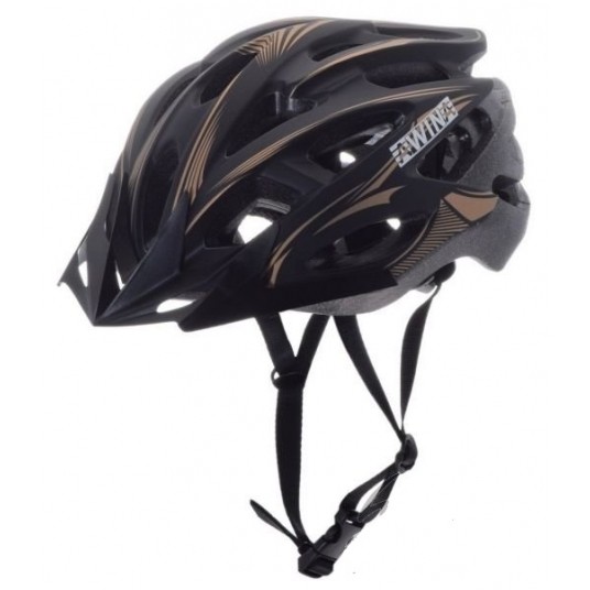 KASK MOON M 55-58cm CZARNO-ZŁOTY -zdjęcie numer 1