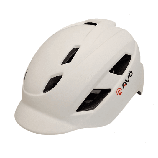 KASK MOON ROZM. L 58-61cm KS35 BIAŁY MAT + LED-USB -zdjęcie numer 1