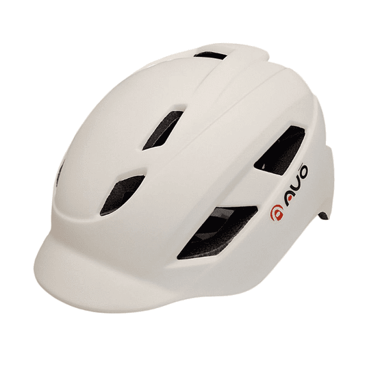 KASK MOON ROZM. M 55-58cm KS35 BIAŁY MAT + LED-USB -zdjęcie numer 1