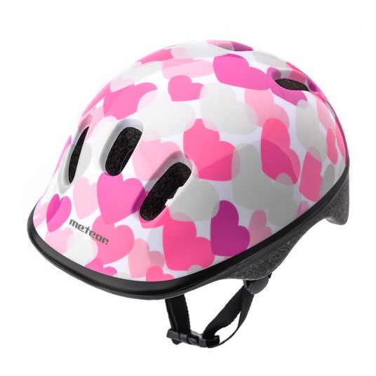 KASK MT KS06 ROZM.S /48-52cm/ PINK HEARTS -zdjęcie numer 1