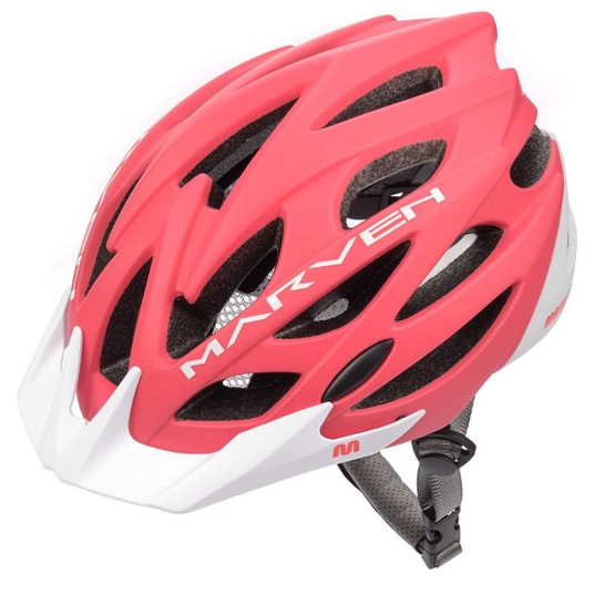 KASK MT MARVEN ROZM. M 55-58cm KORALOWY/BIAŁY -zdjęcie numer 1