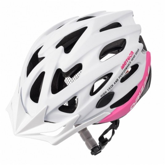 KASK MT MV29 ROZM. L 58-61cm DRIZZLE BIAŁO-RÓŻOWY -zdjęcie numer 1