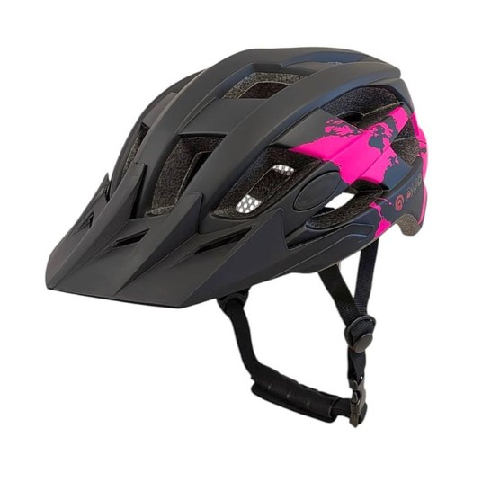 KASK PNY-24 ROZM. L 58-61cm BLACK PINK -zdjęcie numer 1