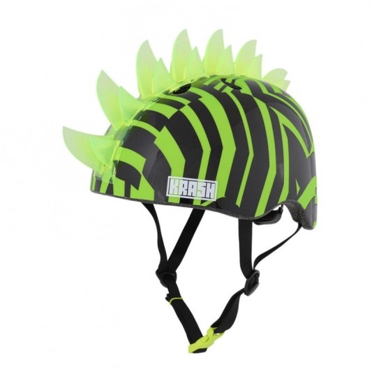 KASK RASKULLZ DAZZLE GREEN LED ROZM. M 54-58cm 8+ -zdjęcie numer 1