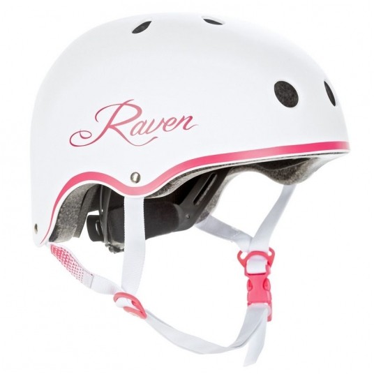 KASK RV ESSTO ROZM S/52-55cm/ WHITE/PINK -zdjęcie numer 1