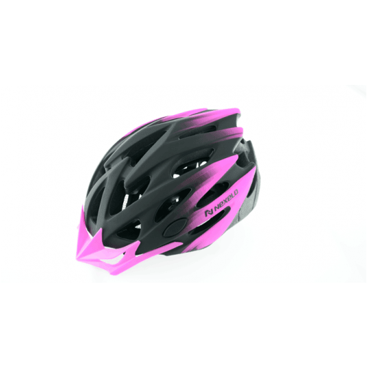 KASK STRAIGHT ROZM. L /58-61cm/ CZARNO-RÓŻOWY -zdjęcie numer 1