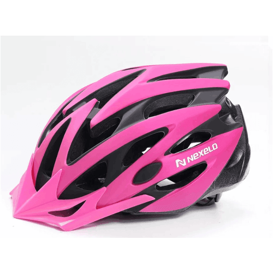 KASK STRAIGHT ROZM. M 55-58cm RÓŻ-CZARNY -zdjęcie numer 1