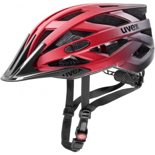 KASK UVEX I-VO CC ROZM. 52-57cm RED-BLACK MAT -zdjęcie numer 1
