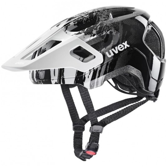 KASK UVEX REACT JR ROZM. 52-56cm WHITE-BLACK -zdjęcie numer 1
