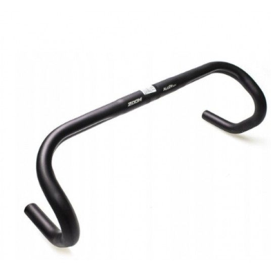 KIEROWNICA DR-AL-48B SZOSA ALU 420mm CZARNY MAT -zdjęcie numer 1