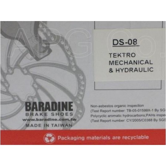 KLOCKI HAM. TARCZ. BARADINE DS-08 TEKTRO SEMIMETAL -zdjęcie numer 3