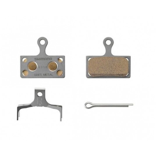 KLOCKI HAM.TARCZ. SHIMANO G04TI METALICZNE -zdjęcie numer 1