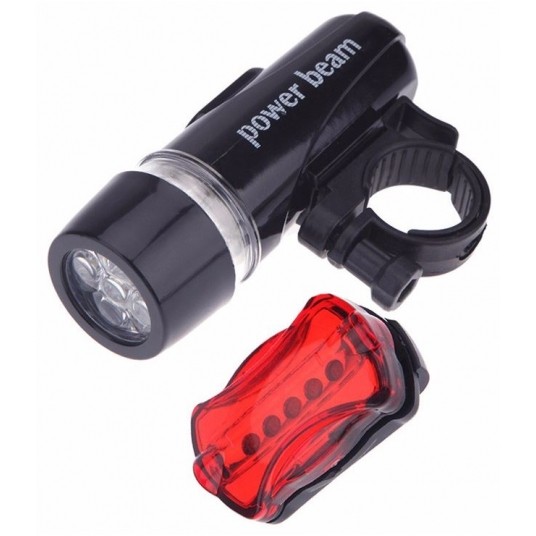 KOMPLET OŚWIETLENIA 5LED BC-FL1503/TL5388 /bez bat -zdjęcie numer 1